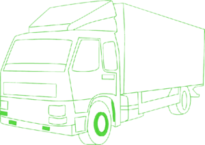 Green Auto Transport Truck - Book Now